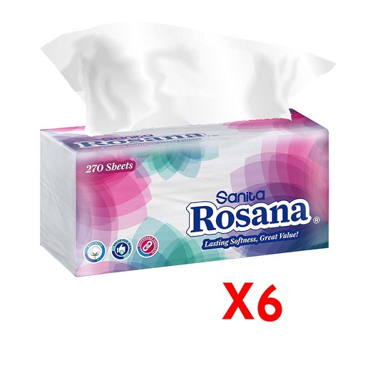 Rosana Tissues 270 Sheet *6