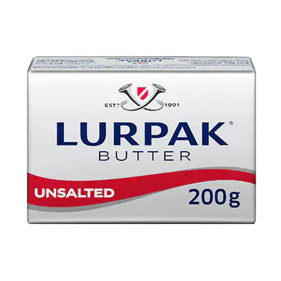 Lurpak Unsalted Butter 200g