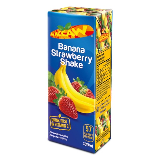 Maccaw Banana Strawberry Juice 180ml