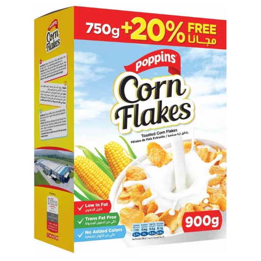 Poppins Corn Flakes 900g