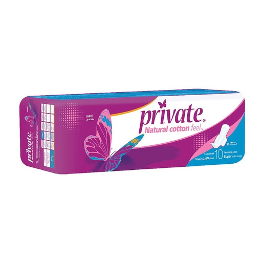 Private Maxi Super Pads *10