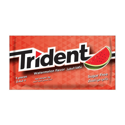 Trident Watermelon Gum 8g