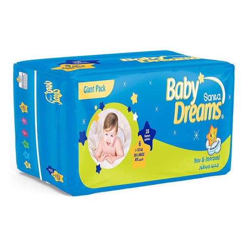Baby Dreams Diapers Size 6 *28